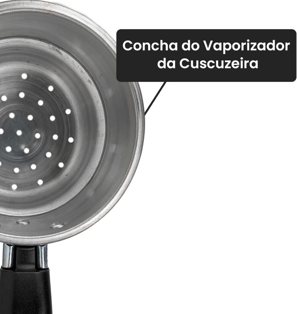 Cuscuzeiro Duplex a Vapor Porção Individual Mini Cuscuzeira ... - Image 7