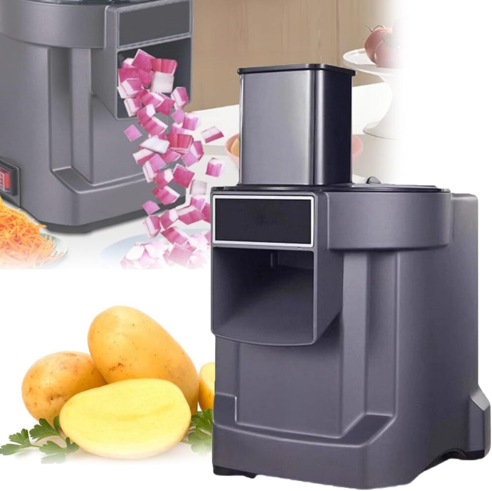 Máquina Elétrica Comercial Para Cortar Frutas E Vegetais, Pi...