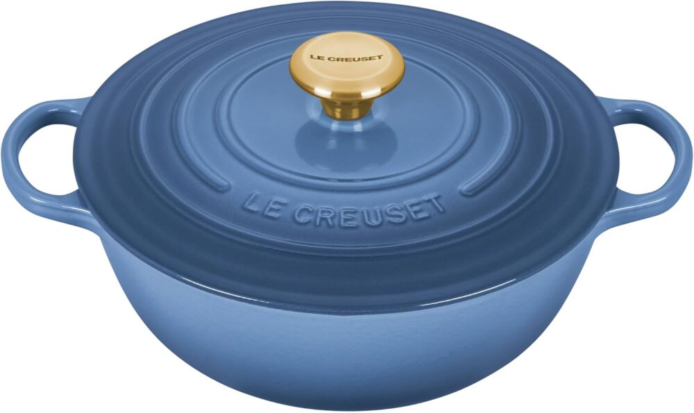 Le Creuset Panela Marmita 32Cm Sig (Peg Dourado) Chambray - Image 5