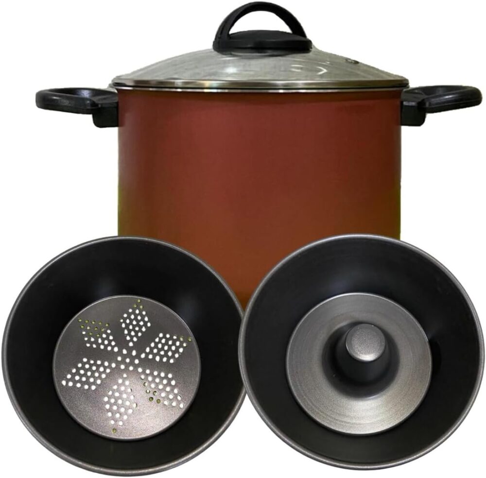 Panela Banho Maria Pudim E Vapor Antiaderente Tampa Vidro(Ve... - Image 3