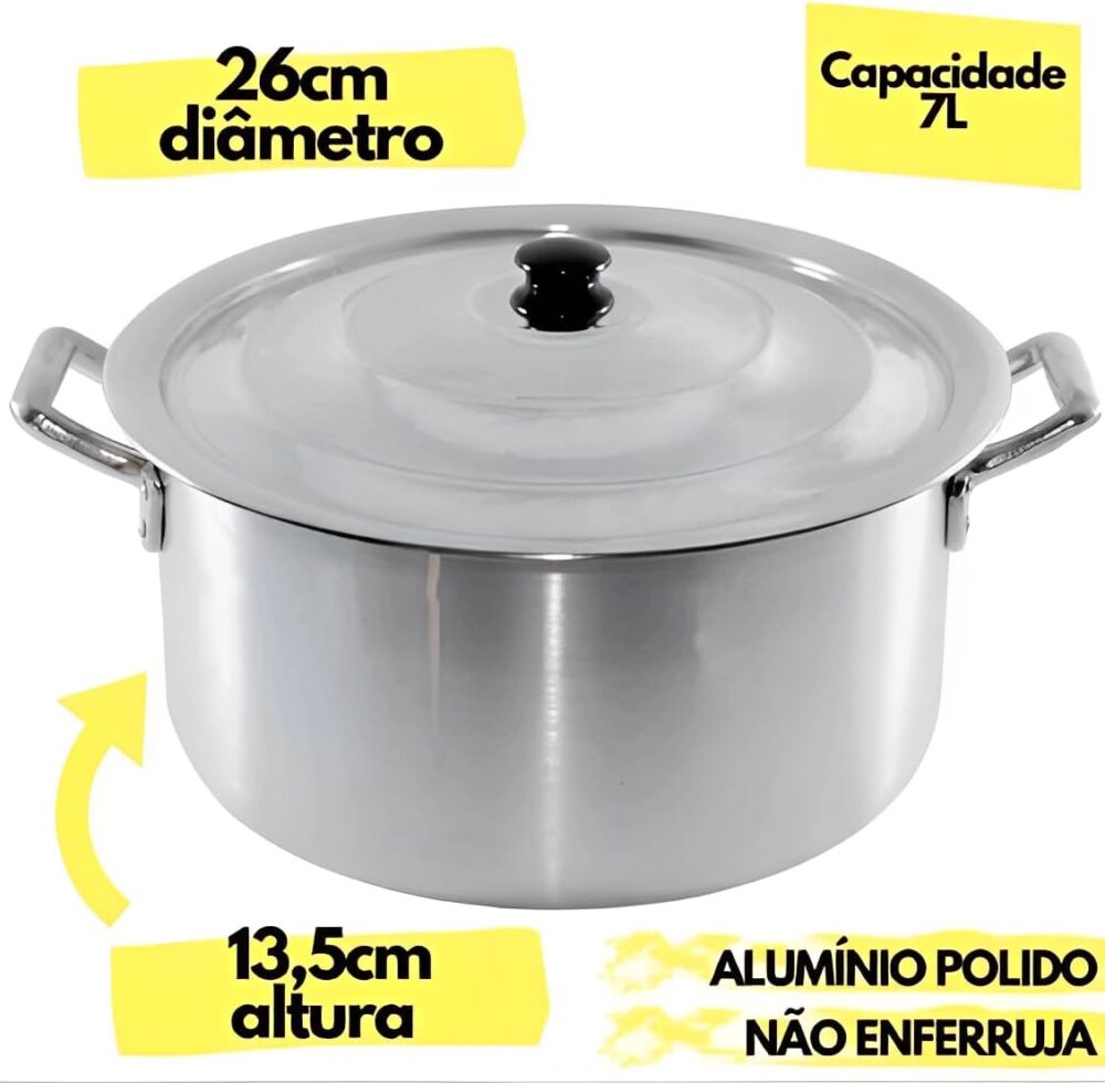 Jogo de Caldeirão Feijoada Kit 3 Jogos Hotel Restaurante Jog... - Image 3
