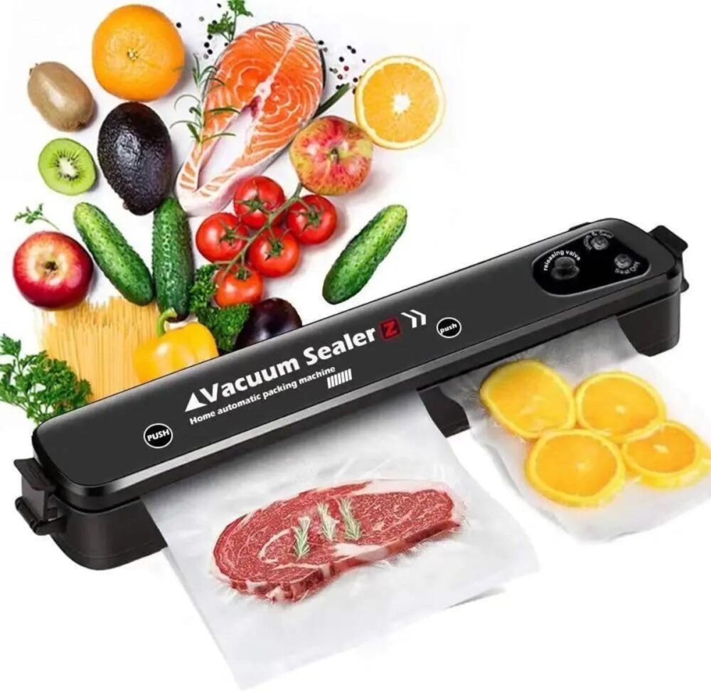 MEVS Seladora a Vácuo Embala Alimentos Portátil Bivolt Armaz...