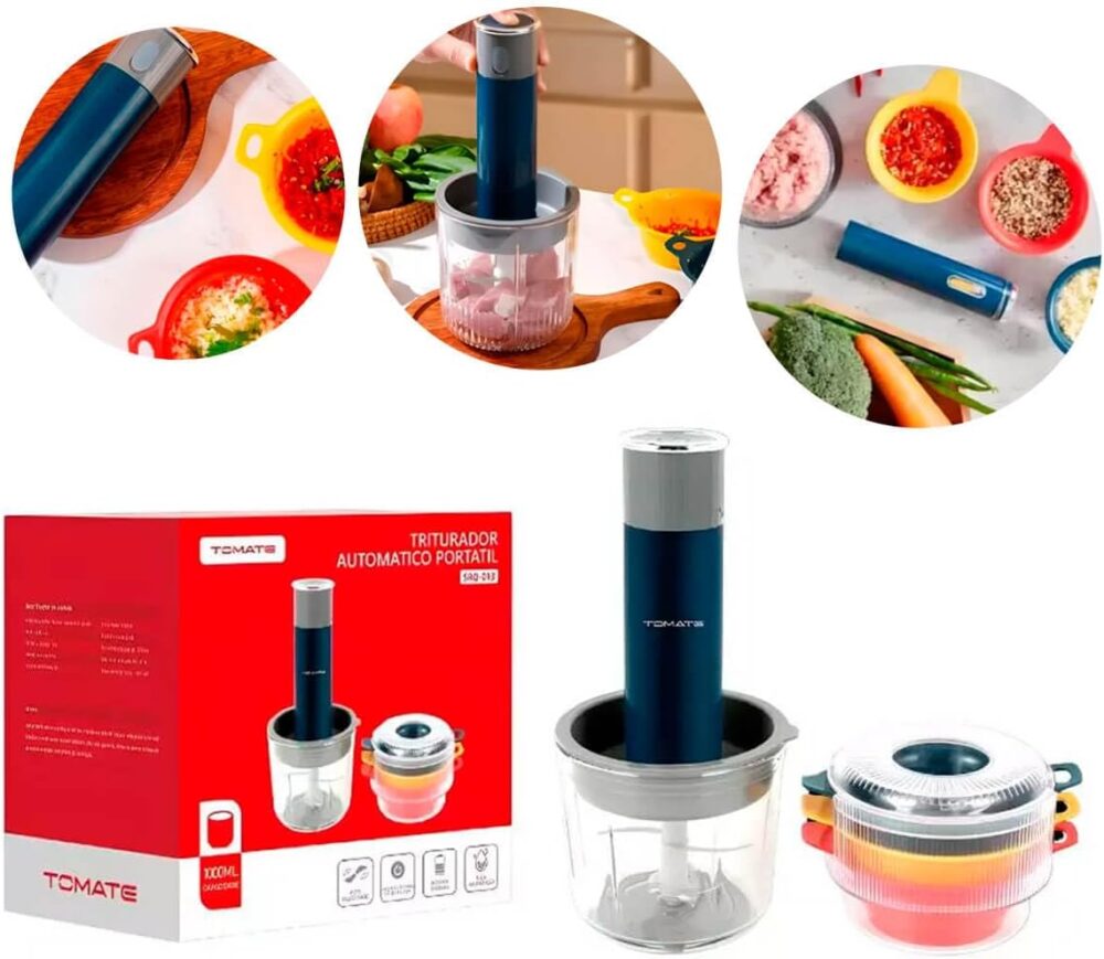 Triturador Elétrico Portátil de 1L – Ideal para Frutas, Legu... - Image 2