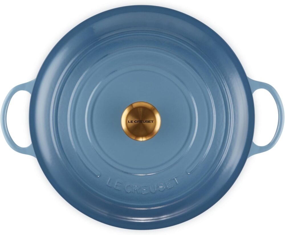 Le Creuset Panela Marmita 32Cm Sig (Peg Dourado) Chambray - Image 3
