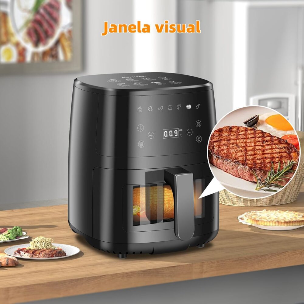 5L Air Fryer 127v, Digital Airfryer, Fritadeira Eletrica Com... | É bom mesmo? Descubra antes de comprar - Image 3