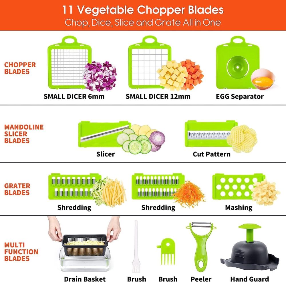 Cortador e fatiador de vegetais mandoline GIB Cleaningtool, ... - Image 2