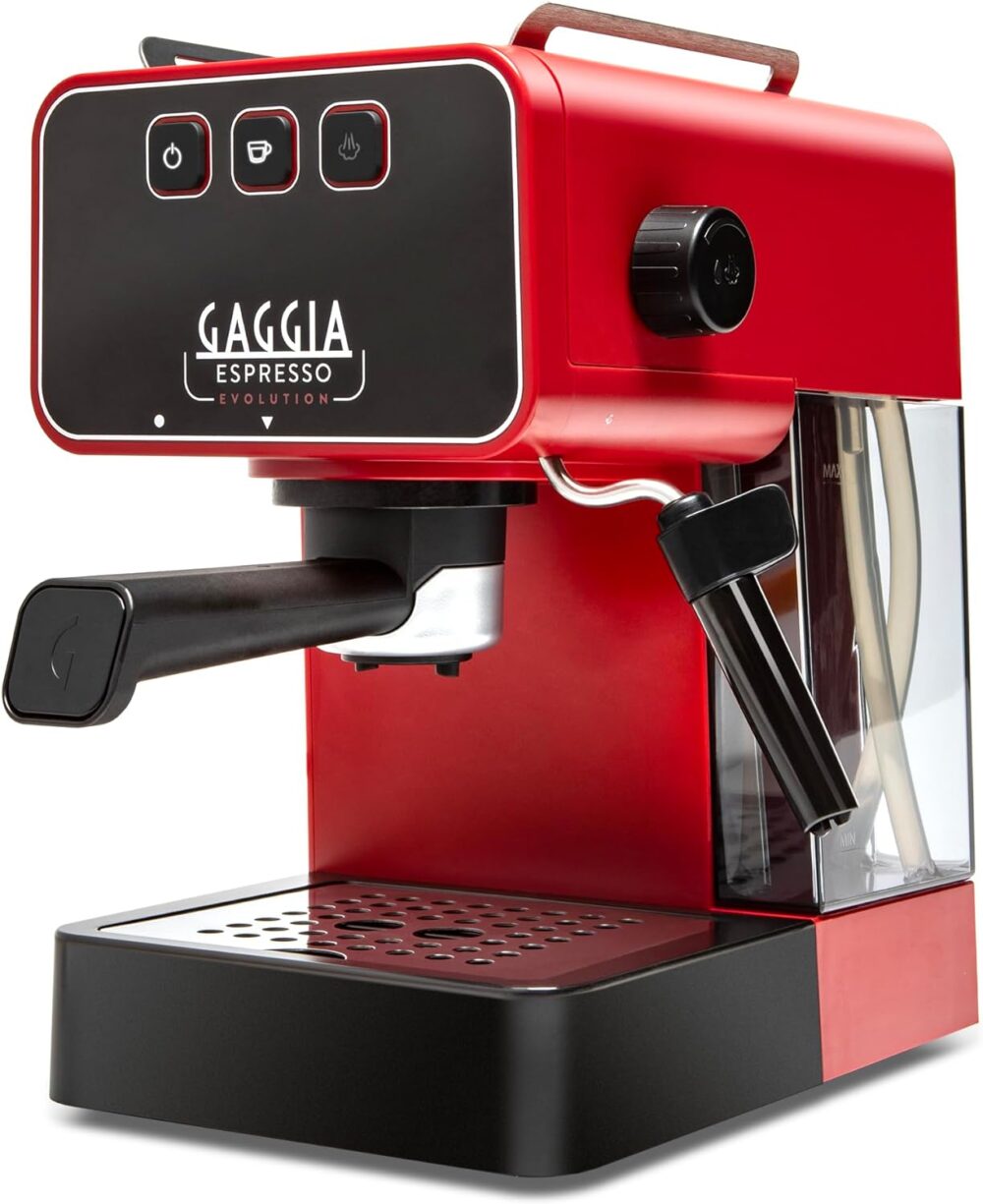 Gaggia Cafeteira Espresso Manual Evolution Deluxe Vermelha - Image 3