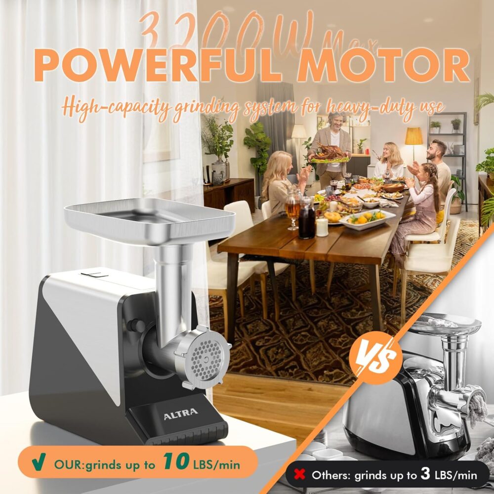 #8 Moedor de carne, [máximo de 3200 W] Material de salsicha ... - Image 2