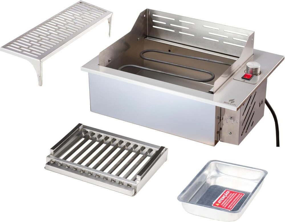 Churrasqueira Elétrica De Embutir em Bancada 3300w Inox 304 ... - Image 4