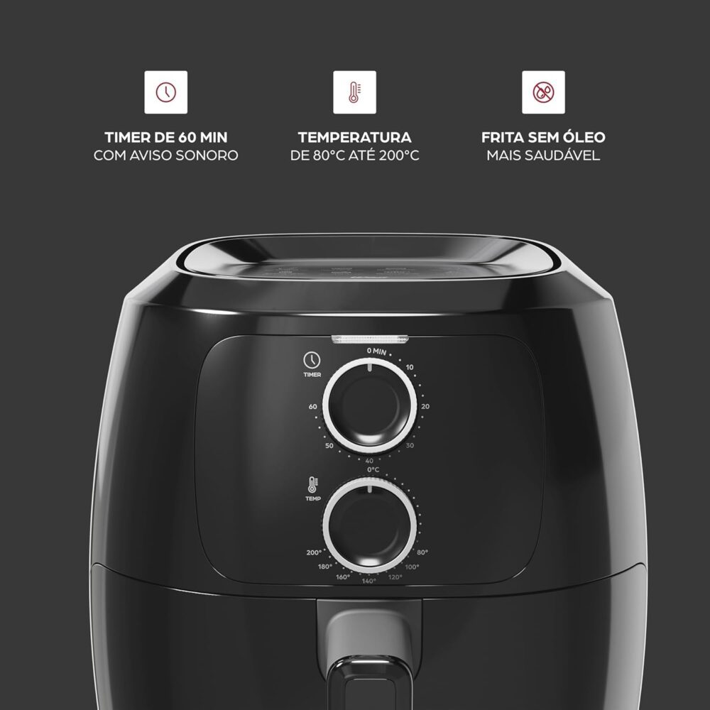 WAP Fritadeira Elétrica Air Fryer FAMILY WAFF2-P 4 Litros, P... | É bom mesmo? Descubra antes de comprar - Image 14