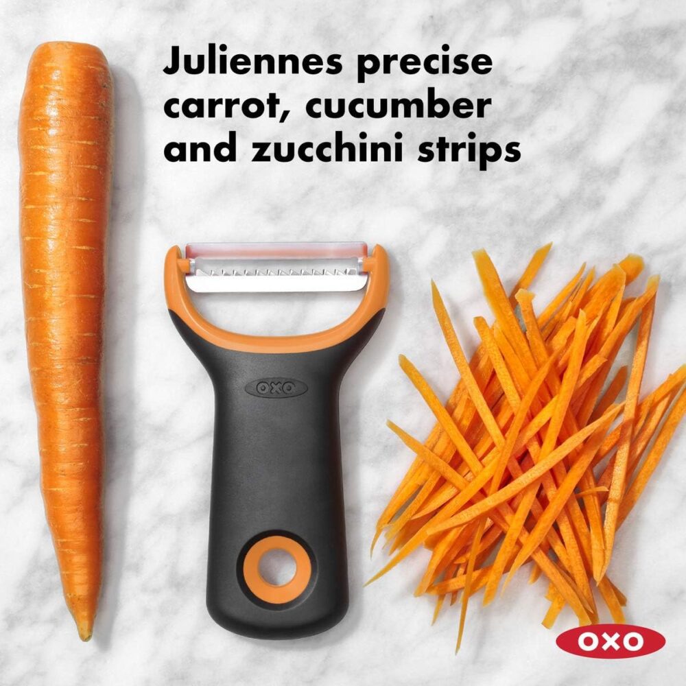 OXO Descascador em Y Julienne de aço inoxidável Good Grips, ... - Image 3