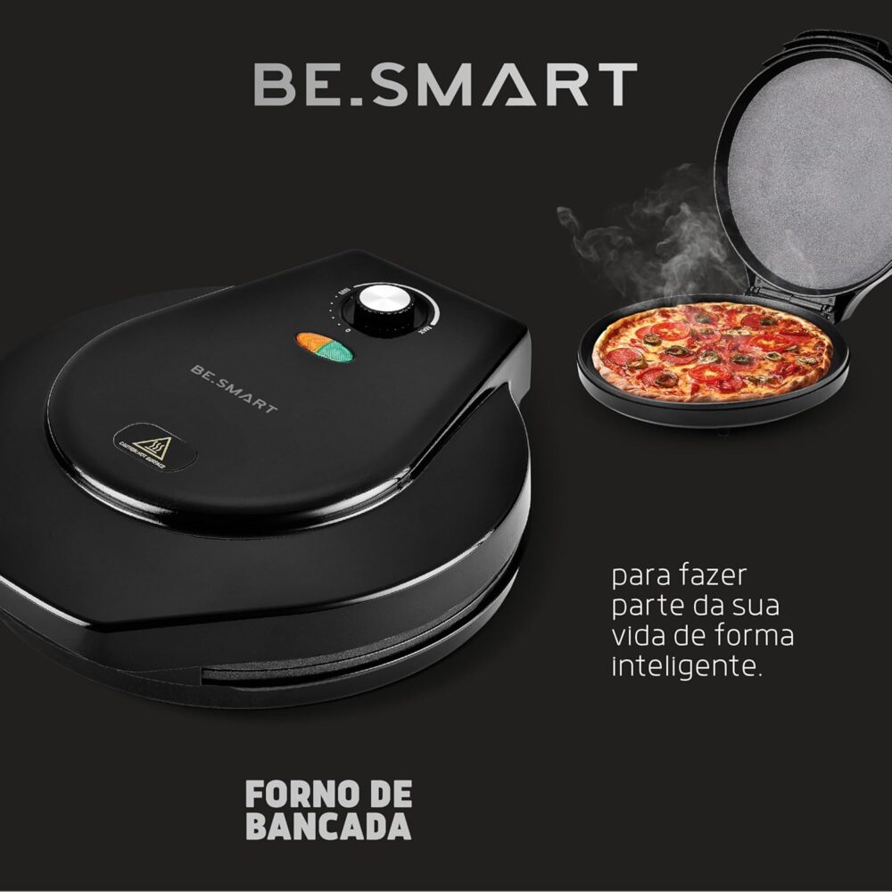 BE.SMART Forno de Bancada Elétrico 1350W Preto 220V - Image 3