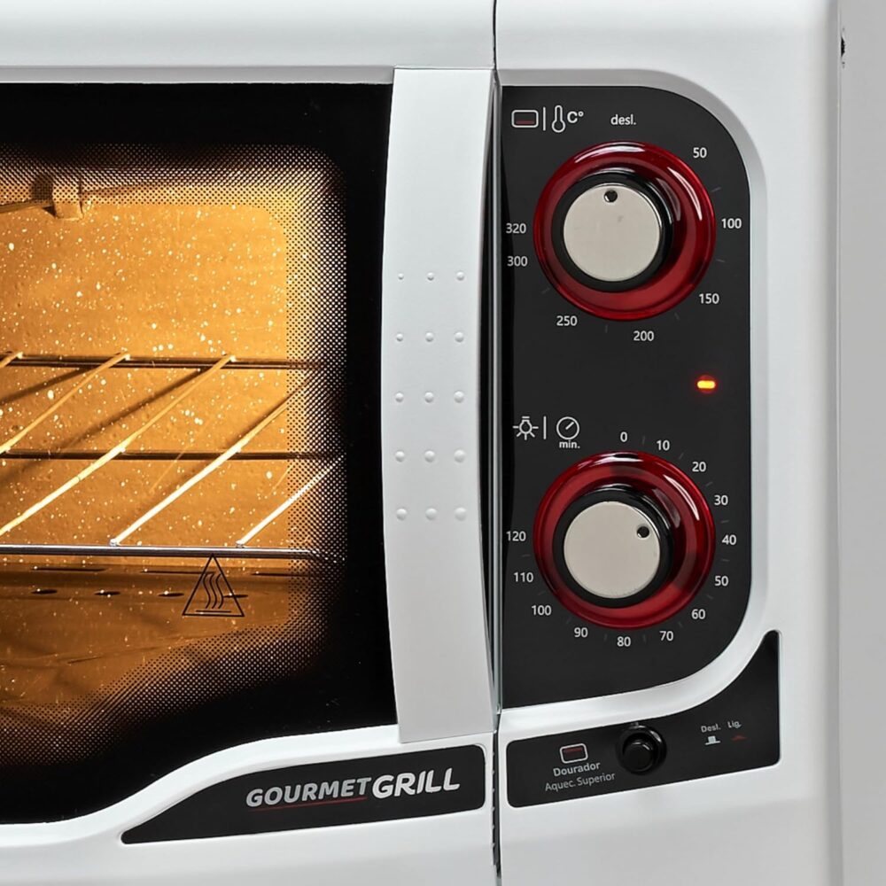 FISCHER FORNO ELÉTRICO BANCADA GOURMET GRILL 44L INOX 127V 9... - Image 3