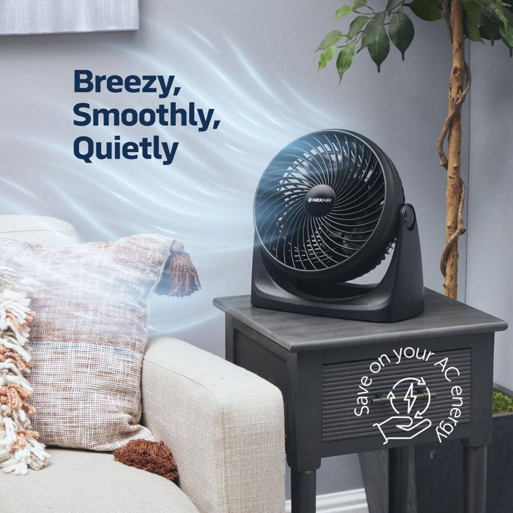 Ventilador turbo portátil de circulação de ar, ventilador de... - Image 2