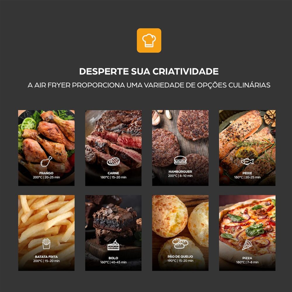 WAP Fritadeira Elétrica Air Fryer GRAND FAMILY 5 Litros, Tem... | É bom mesmo? Descubra antes de comprar - Image 11