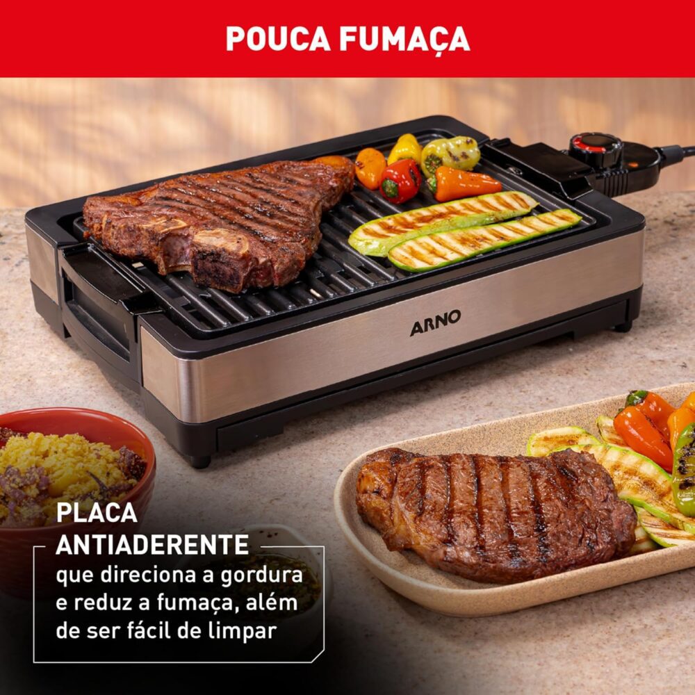 Churrasqueira Elétrica Arno Mais Sabor e Pouca Fumaça GPRA, ... - Image 3