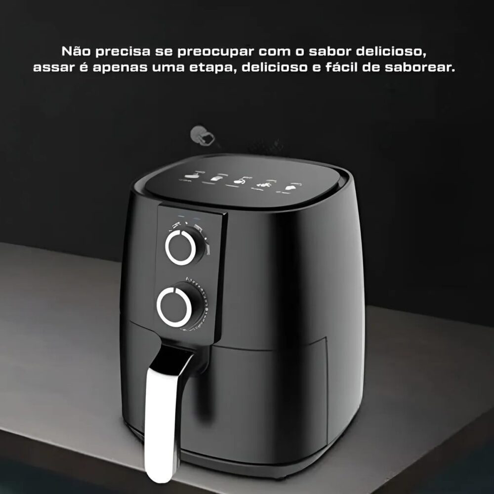 Air Fryer Fritadeira Compacta 3,8L com Temperatura Ajustável... | É bom mesmo? Descubra antes de comprar - Image 5