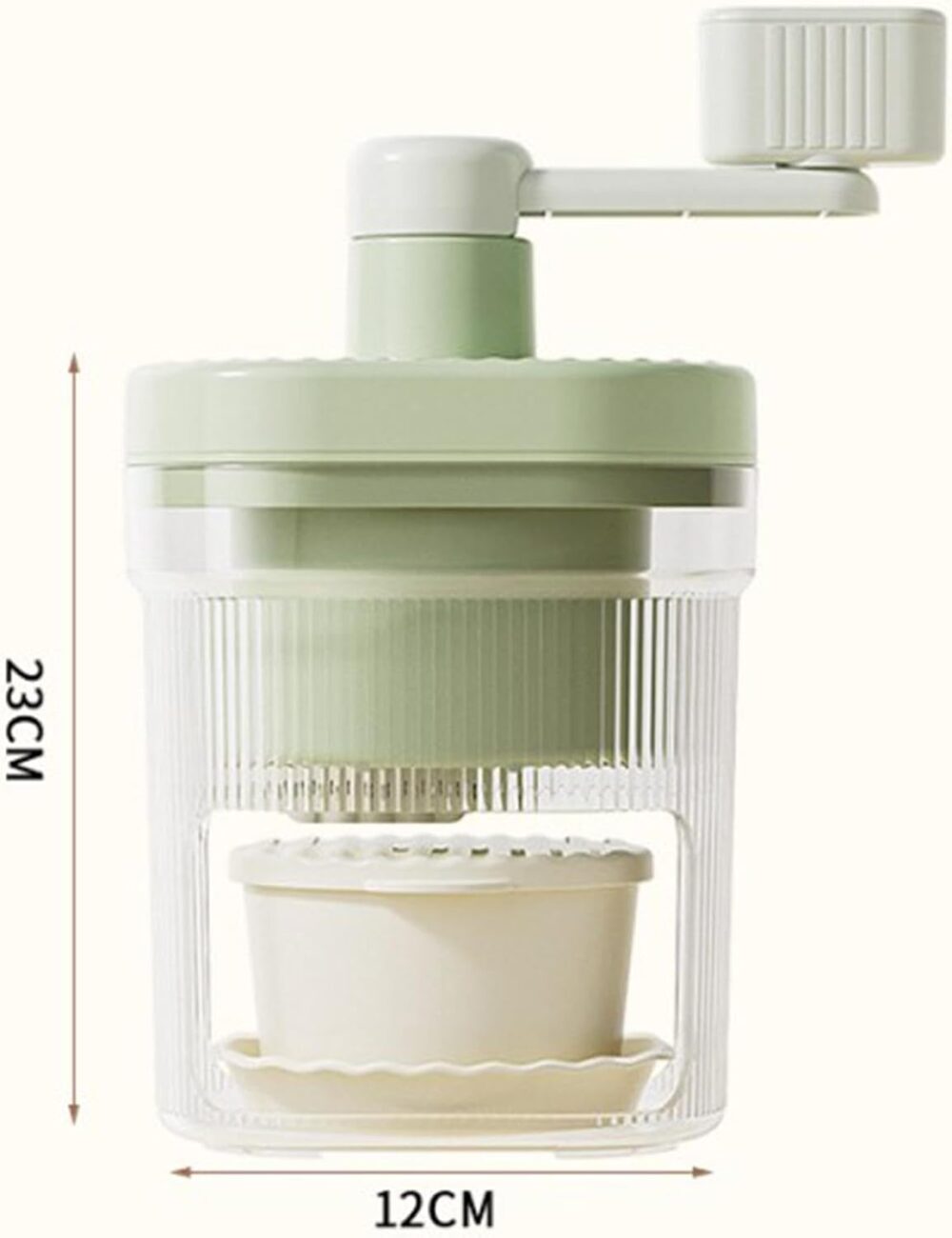 Yajuyi de gelo manual, máquina raspada com manivela, utensíl... - Image 4