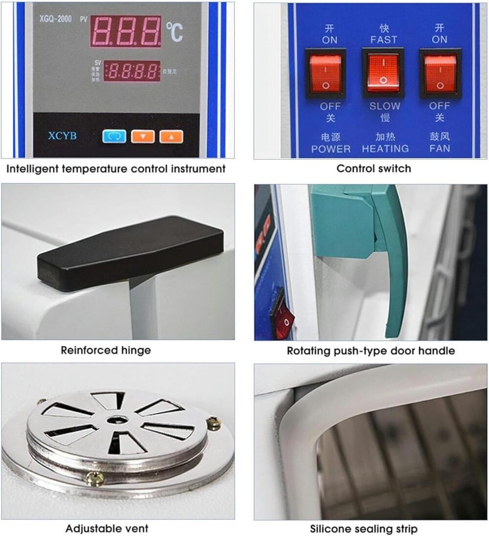 Aquecedor elétrico, forno de secagem de choque de temperatur... - Image 6