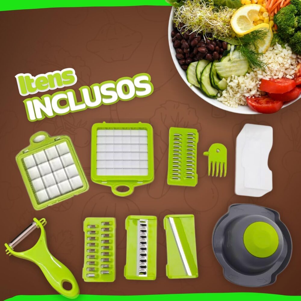 Cortador de legumes multifuncional para cebola com fatiador ... - Image 2