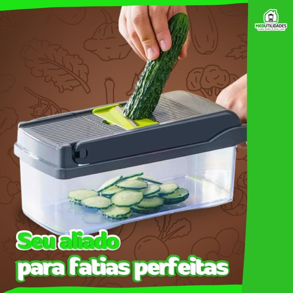 Cortador de legumes multifuncional para cebola com fatiador ... - Image 4