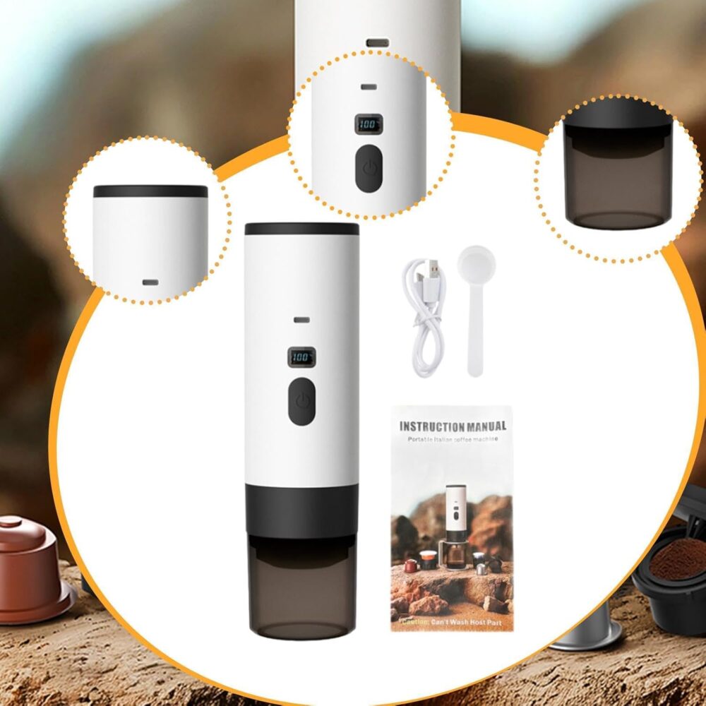 IEUDNS Máquina de café em cápsulas, cafeteira de viagem, pre... - Image 2