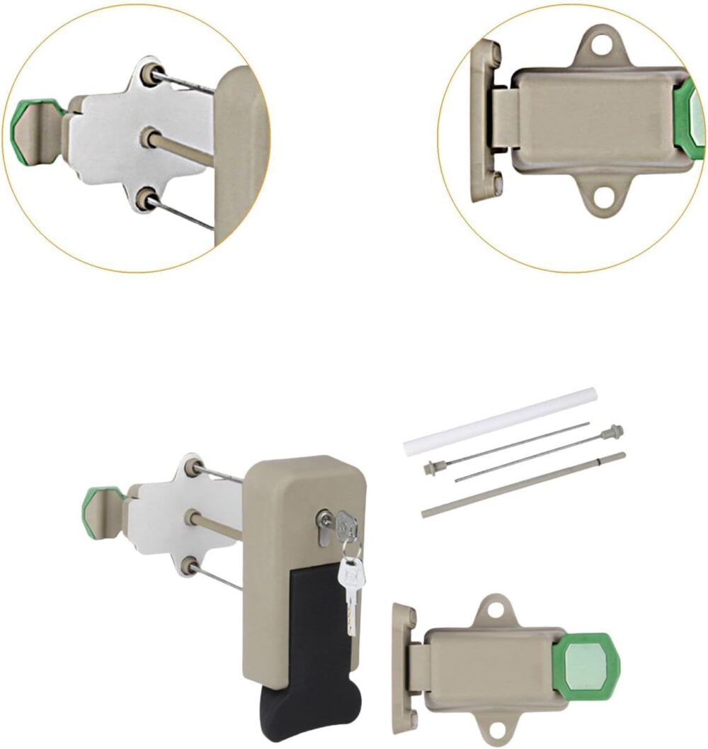 YsXoWiui Industrial Cold Freezer Door Security Handle Handle... - Image 2
