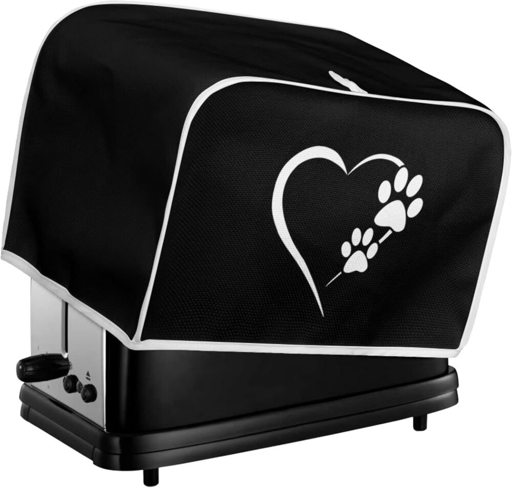 Psesaysky Capas para Torradeira Dog Paw Heart 2 Fatias Acess... - Image 5