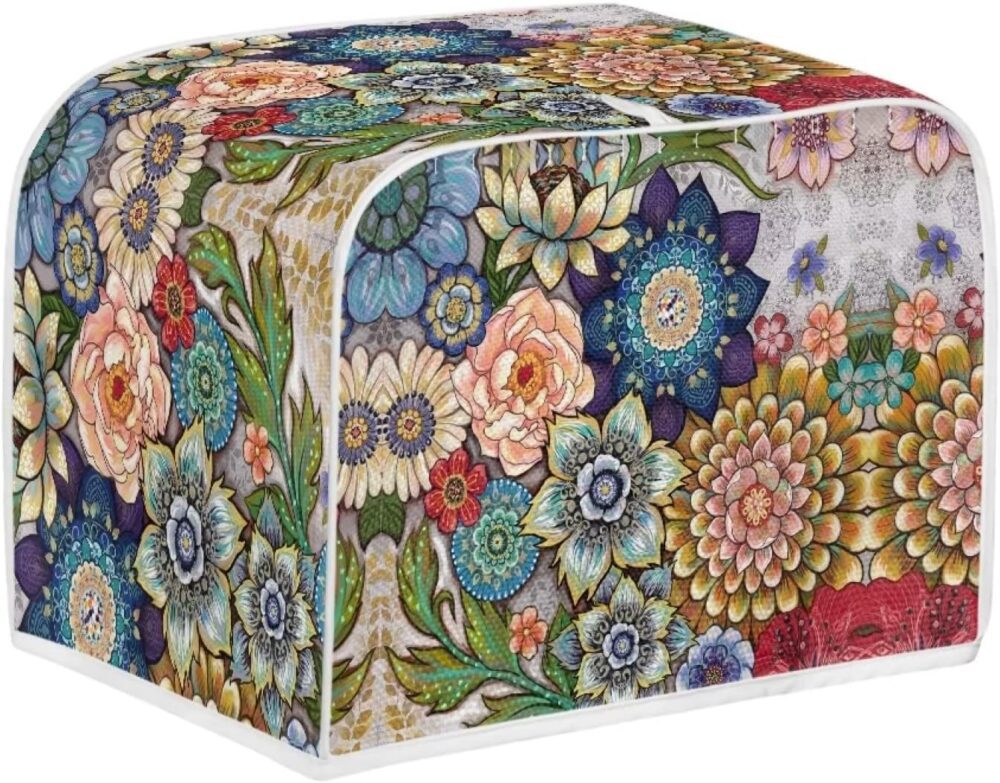 JEOCODY Capas para Torradeira Bright Blossoms com 2 Fatias L... - Image 2