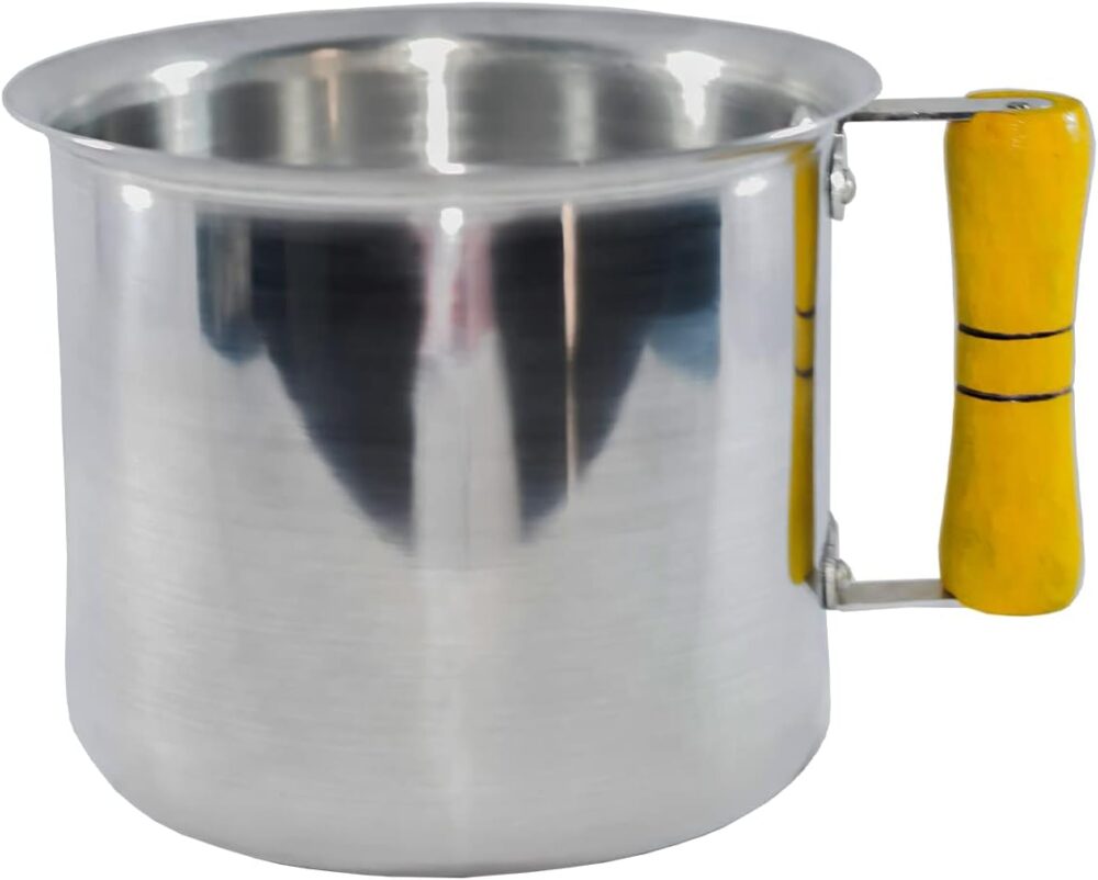 Canecao Extra N 14 Leiteira Fervedor Em Aluminio E Cabo De M...