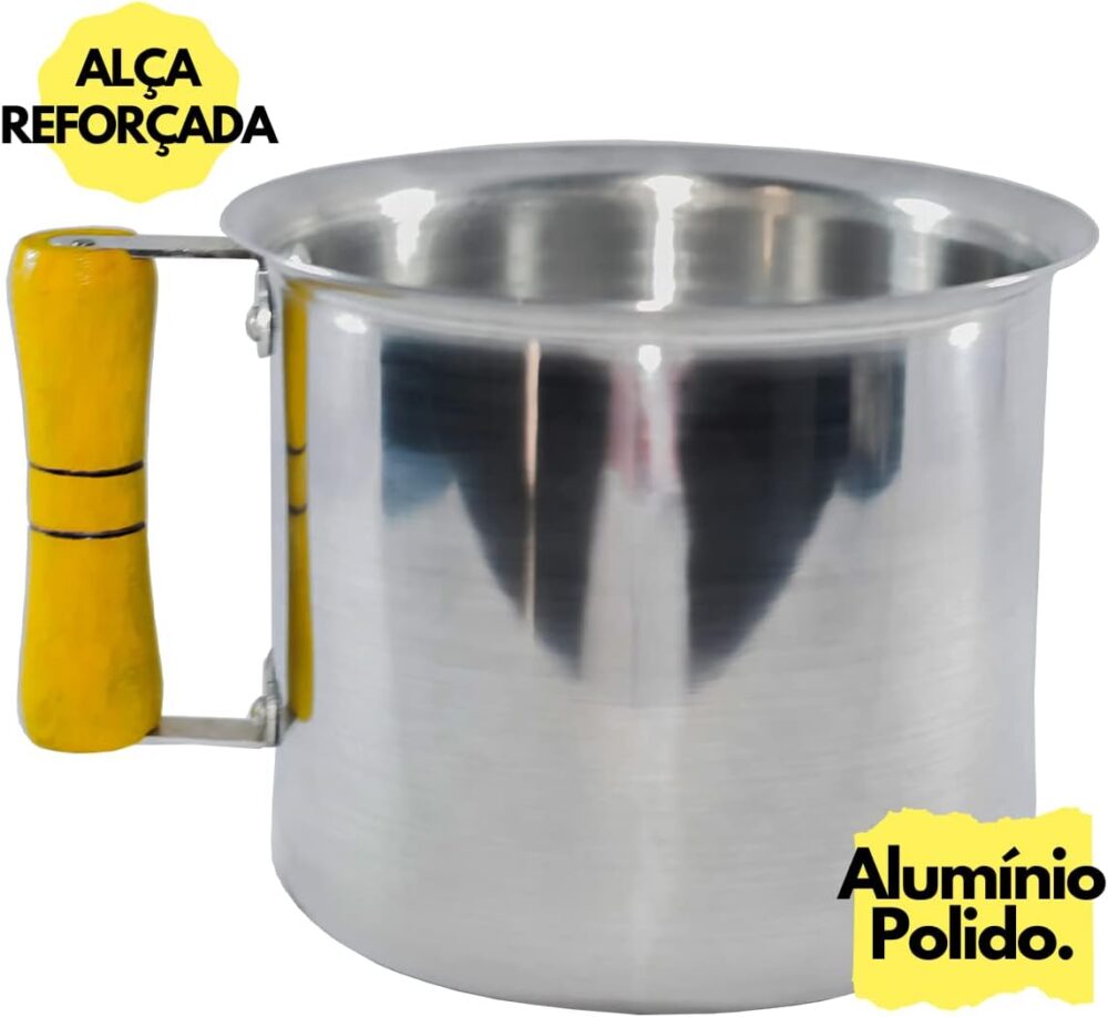 Canecao Extra N 14 Leiteira Fervedor Em Aluminio E Cabo De M... - Image 2