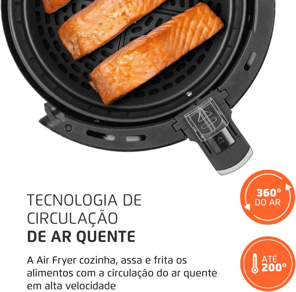 Fritadeira Sem Óleo Air Fryer 3,5L, Mondial, Preto, 1500W, 2... | É bom mesmo? Descubra antes de comprar - Image 5