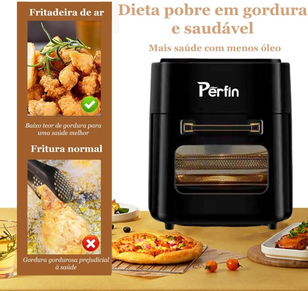 Fritadeira Elétrica sem oleo Airfryer 15L, Vários receitas p... | É bom mesmo? Descubra antes de comprar - Image 5