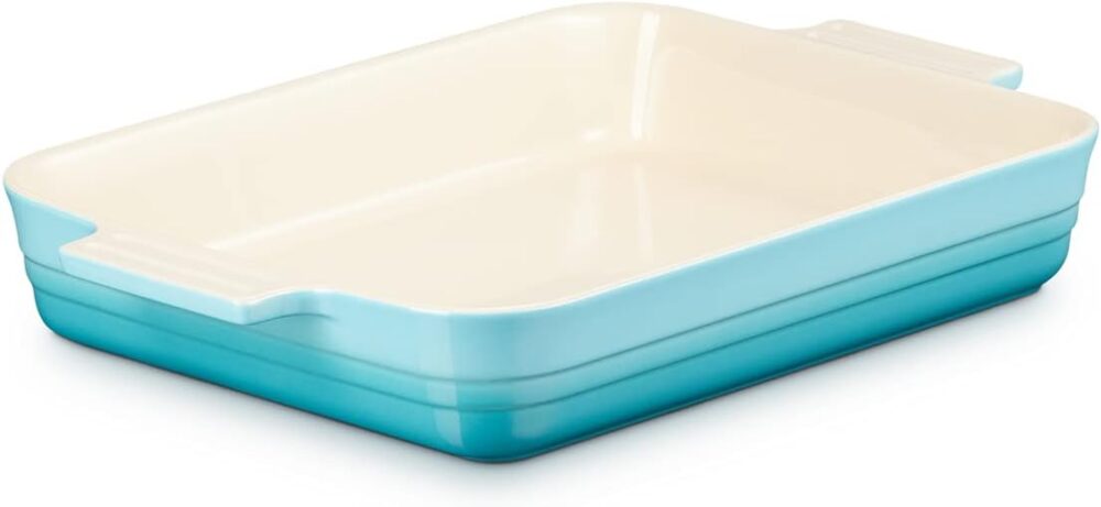 Le Creuset Travessa Retangular Clássica 32 cm Cerâmica Azul ...