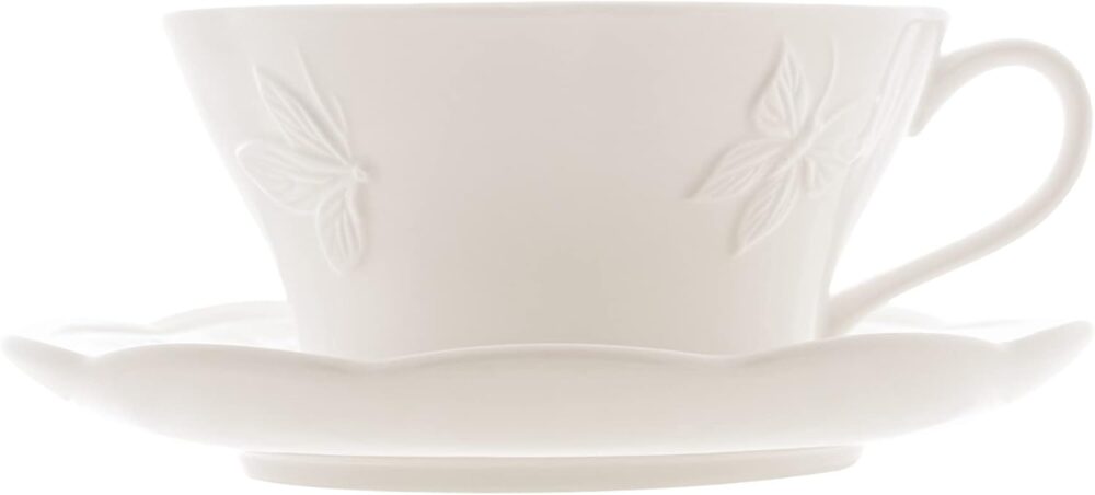 Conjunto 3 Peças de Chá de Porcelain New Bone Butterfly Flow... - Image 6