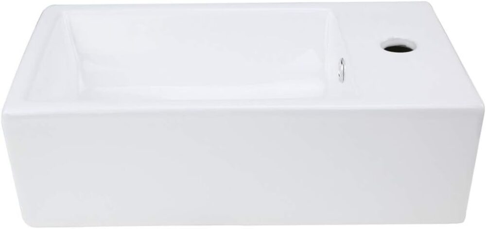 Caske – Retangular pequeno de 17 7/8" para pia de banheiro c... - Image 4