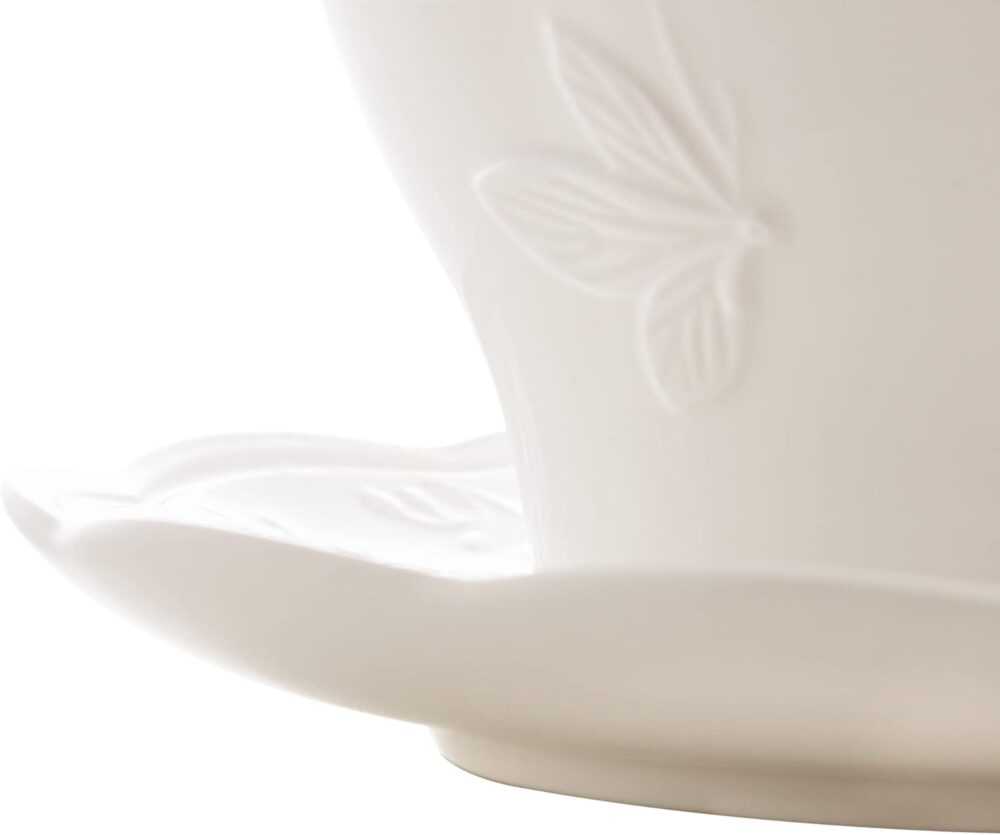 Conjunto 3 Peças de Chá de Porcelain New Bone Butterfly Flow... - Image 2