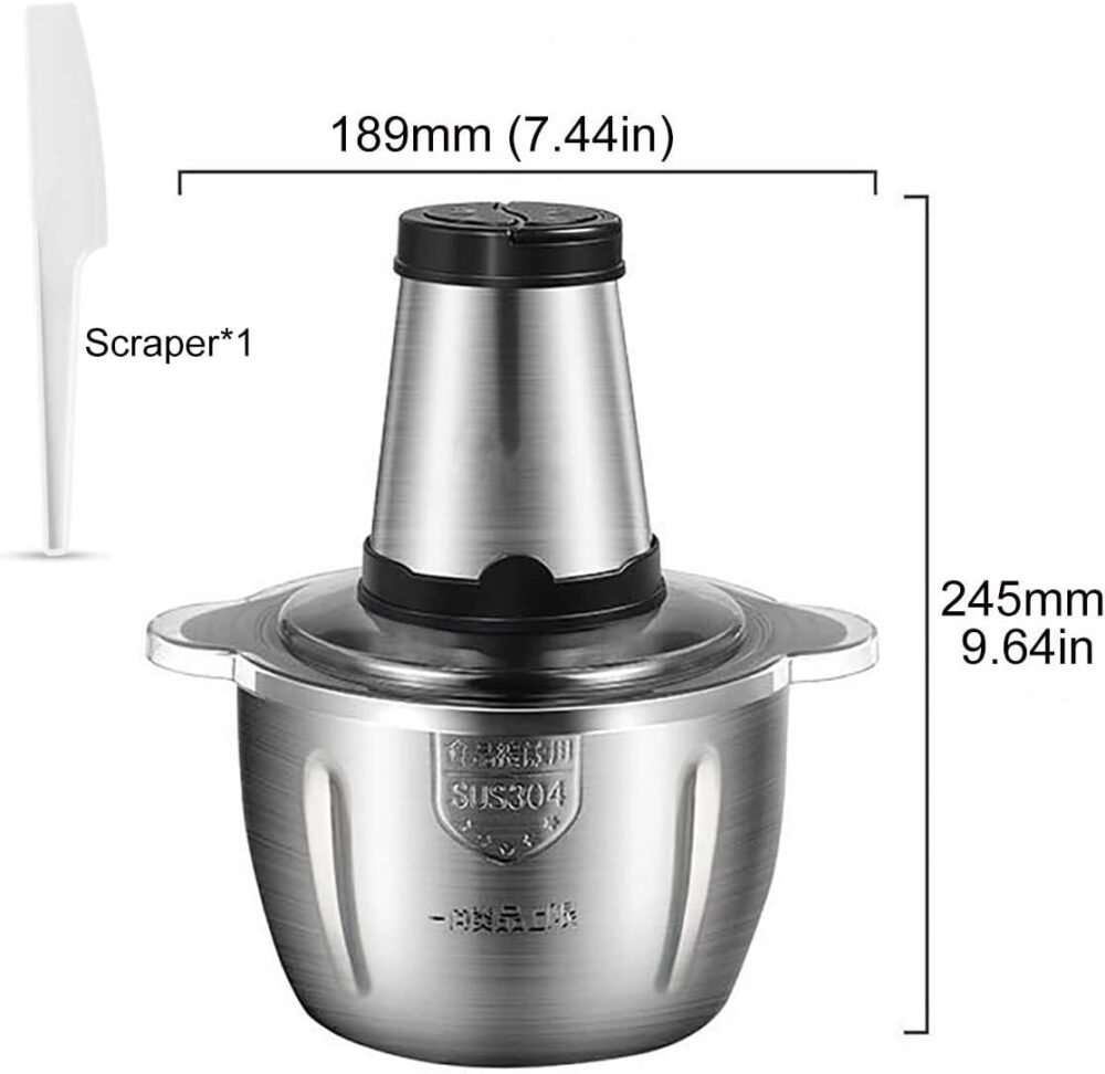 NOVO Moedor de carne, processador elétrico de alimentos 300W... - Image 2
