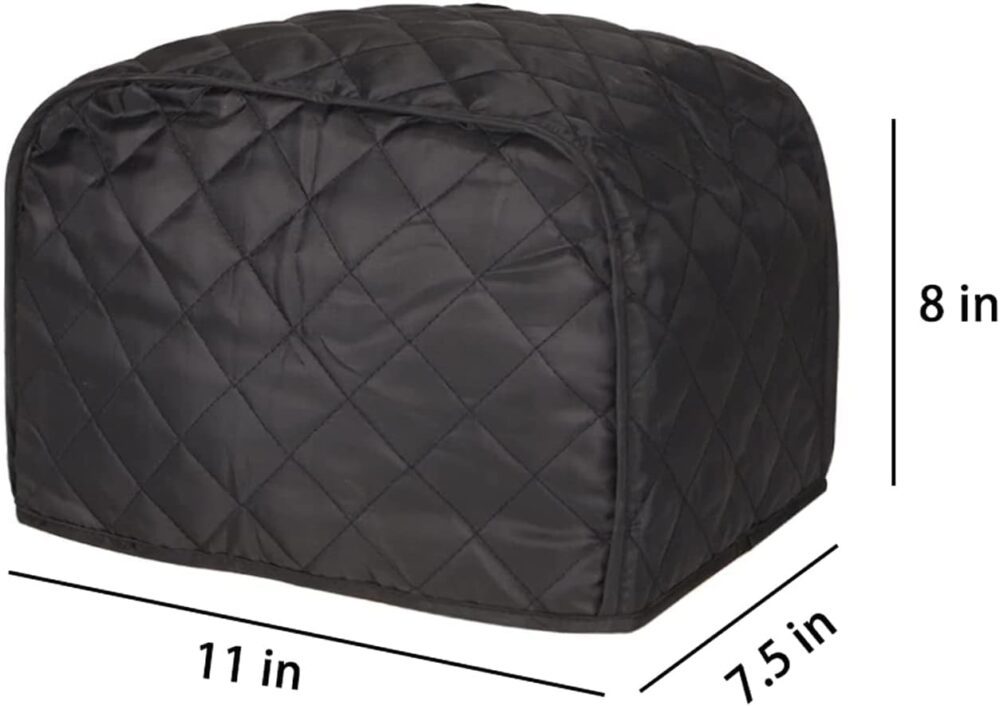 Capa de torradeira de 2 fatias, tecido de poliéster acolchoa... - Image 2