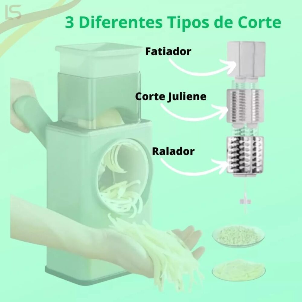 Cortador Ralador Fatiador De Legumes Vegetais Multifuncional... - Image 6