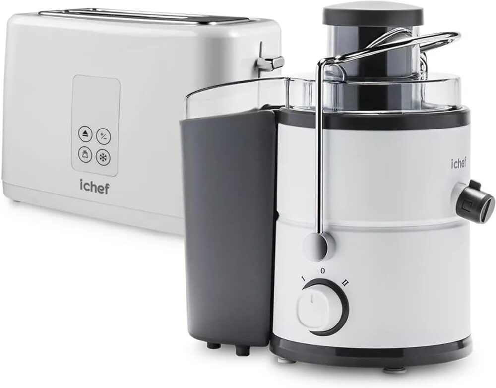 ICHEF Vita Juicer 400W e Torradeira Elétrica Breakfast