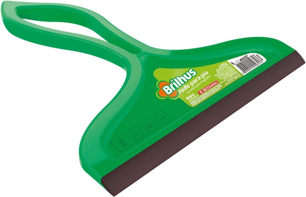 Brilhus - Rodo Plástico para Pia com Perfil de Borracha, Cor...