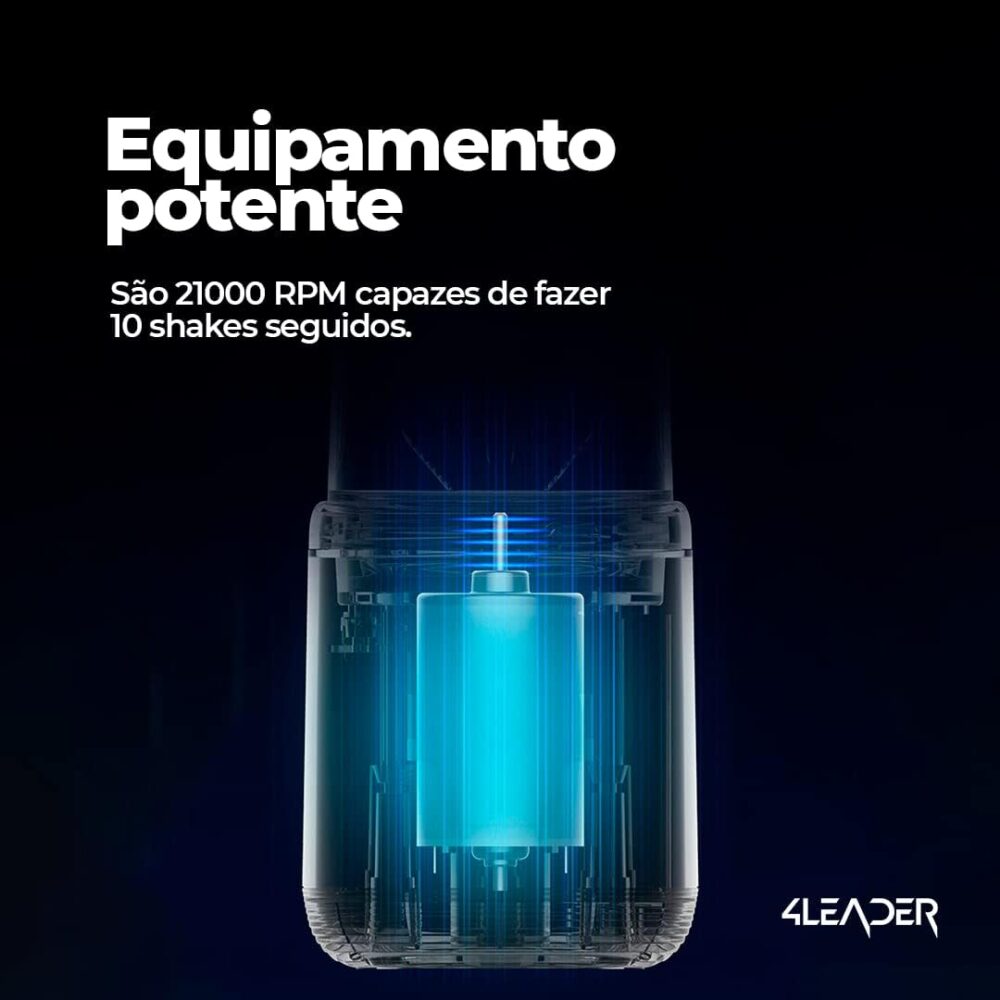 Liquidificador Portátil de Suco e Suplementos 4Leader - Beba... - Image 6