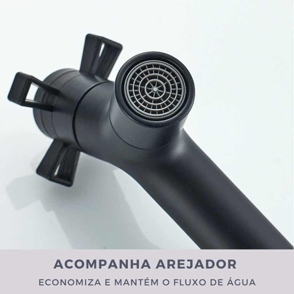 Torneira Parede de Banheiro Lavabo Lavatorio Jardim Aço Inox... - Image 3