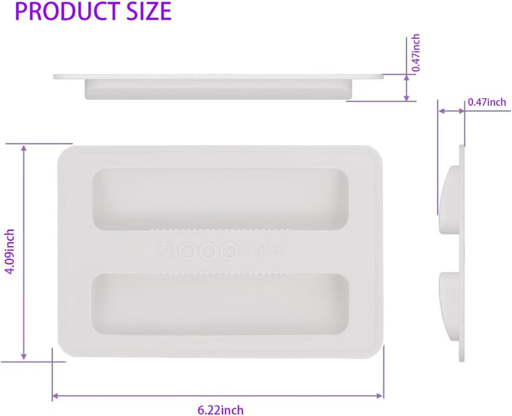 Qancesd Capa para Torradeira de 2 Unidades, Capa de Silicone... - Image 2