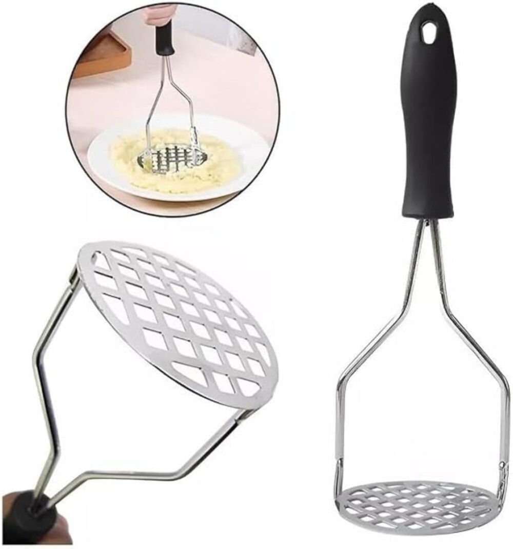Amassador de Batata e Legumes Inox Manual Ergonômico Para Pu... - Image 6