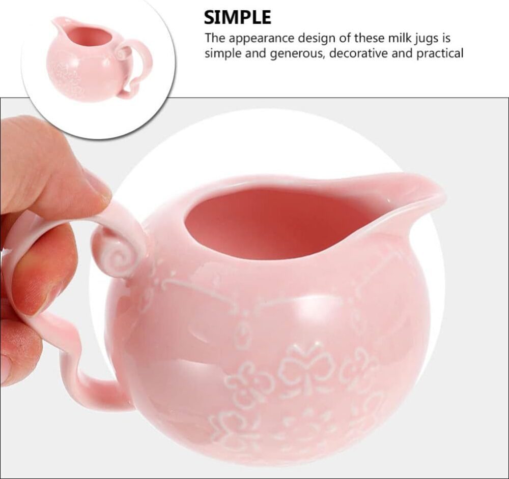 Angoily Jarra de molho de porcelana para molho, mini jarra d... - Image 2