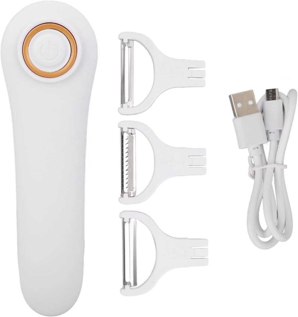 Cyrank Descascador Elétrico Portátil USB Recarregável com 3 ...
