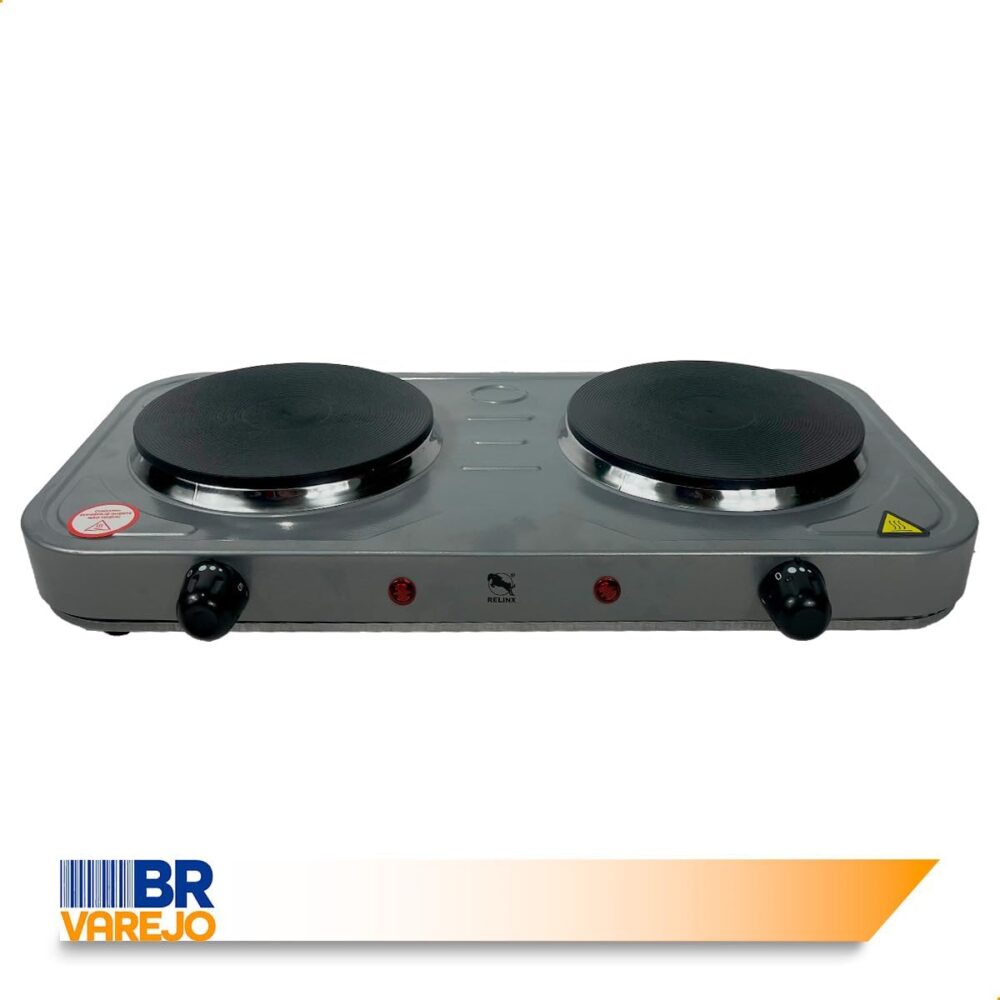 Fogareiro Eletrico Portatil 2 Bocas Potencia 2000W Fogão Ele... - Image 3