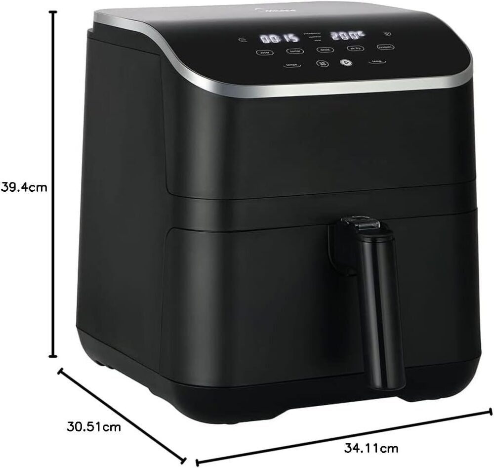 Midea Fritadeira sem óleo GrandGourmet Digital 5,5L 127V/60H... | É bom mesmo? Descubra antes de comprar - Image 9